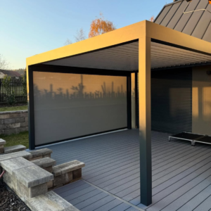 Pergola valdoma elektra